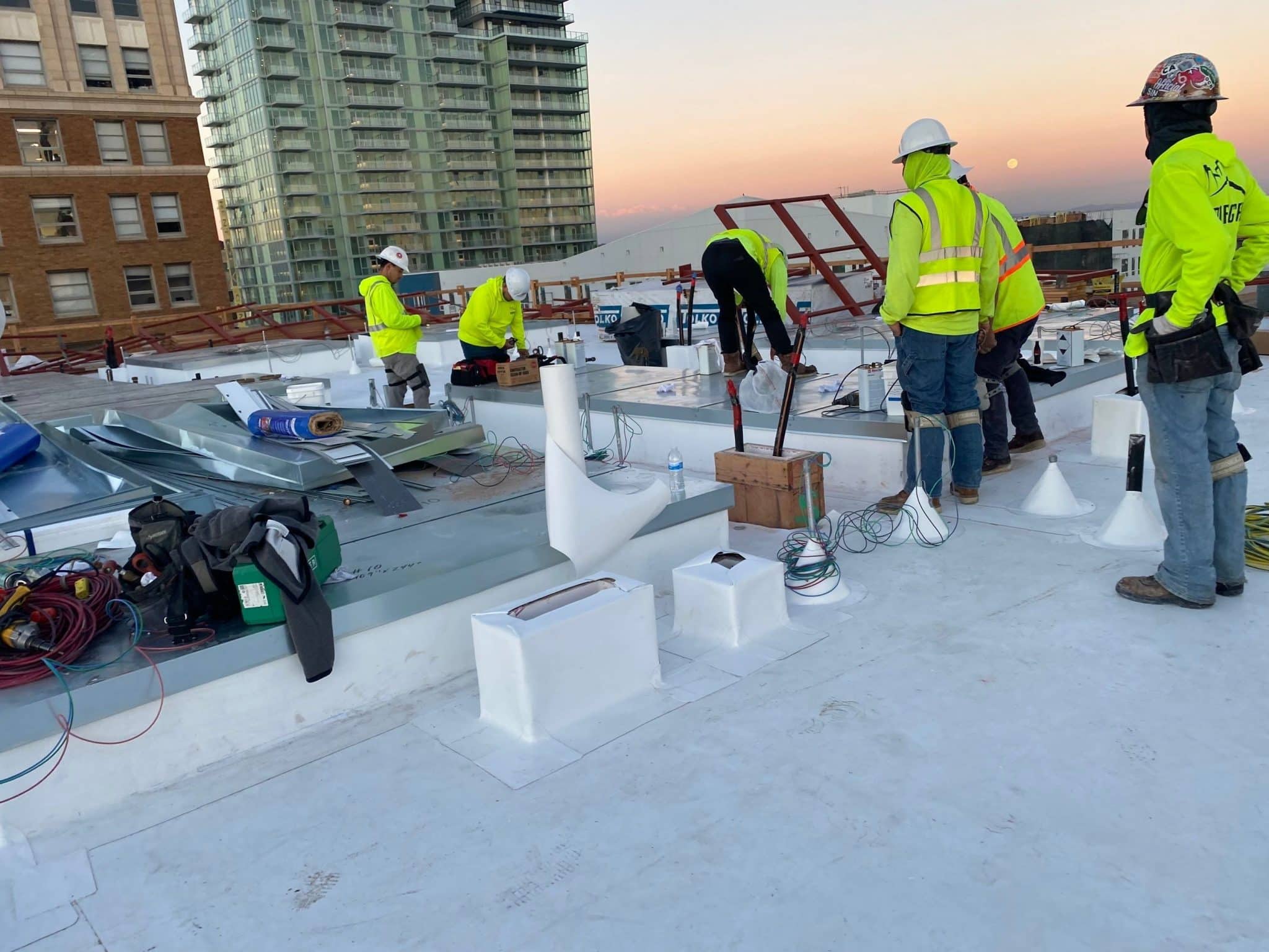 tpo roof install